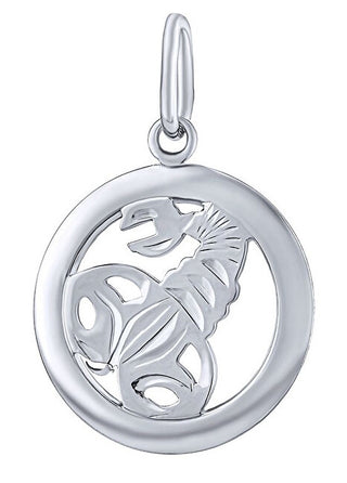 Silvego Ciondolo In Argento Segno Zodiacale Scorpione - Rotondo Silvegob10283S11