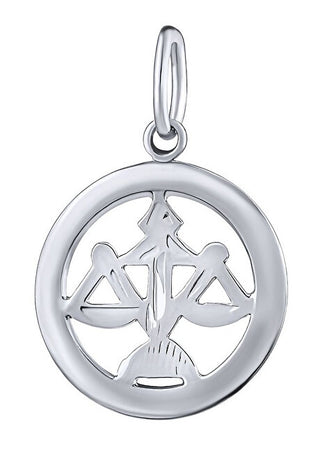 Silvego Ciondolo In Argento Segno Zodiacale Bilancia - Rotondo Silvegob10283S10