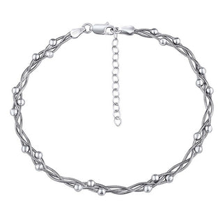 Silvego Catena Per Gamba Intrecciata In Argento Ttt420A