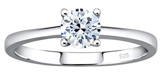 Silvego Silver Anello MADISON con Swarovski Zirconia JJJR2339sw - Circonferenza: 59 mm