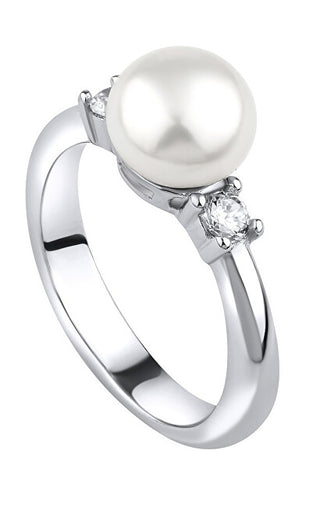 Silvego Anello Maya In Argento Con Vera Perla Naturale Lps1496Rw - Circuito: 57 Mm