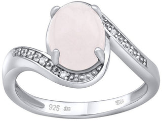 Silvego Anello In Argento Con Rosetta Naturale Jst14809Ro - Circuito: 56 Mm