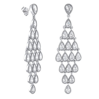 Silvego Orecchini In Argento Scintillanti Mwe13983A