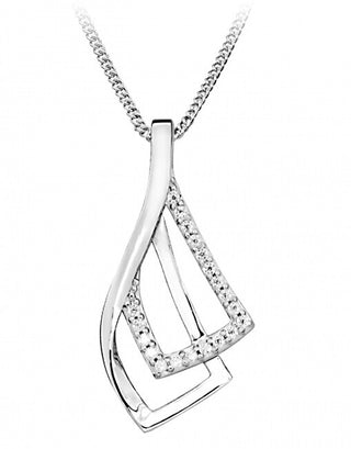 Silver Cat Elegante Collar Con Zirconias Sc371 