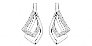 Silver Cat Eleganti Orecchini Con Zirconi Sc372