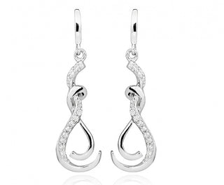 Silver Cat Eleganti Orecchini Con Zirconi Sc430