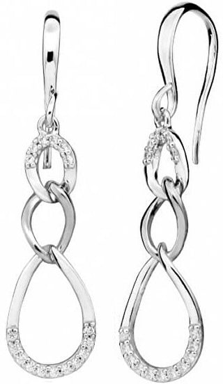 Silver Cat Eleganti Orecchini Con Zirconi Sc438
