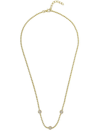 Silver cat Fashion Gold Plated Cubic Zirconia Collana SC533