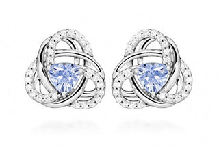 Fashion silver Orecchini con cubic zirconia SC526