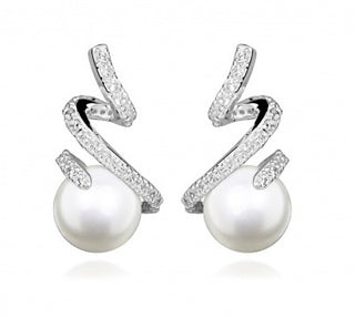 Silver Cat Deliziosi Orecchini In Argento Con Perle Sc495