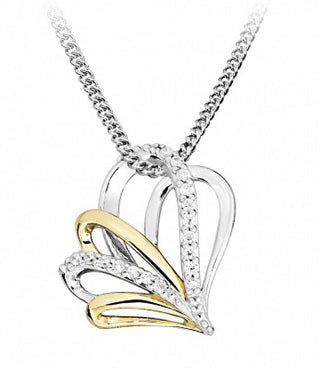 Silver Cat Sc515 Collana In Argento Con Zirconi Cubici (Catena, Pendente)