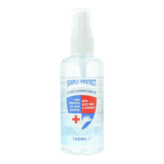 Simply protect Alcool, Antibatterico, Gel Mani, 100 ml