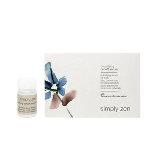 Set Simply Zen Detoxifying Siero per il trattamento del cuoio capelluto per la disintossicazione 12 pezzi 5 ml