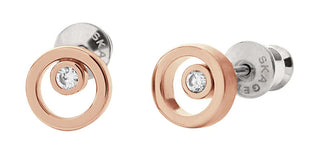 Skagen Orecchini In Bronzo Con Cristallo Skj0853791