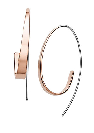Skagen Two-Tone Luxury Steel Earrings Kariana Skj1213998 