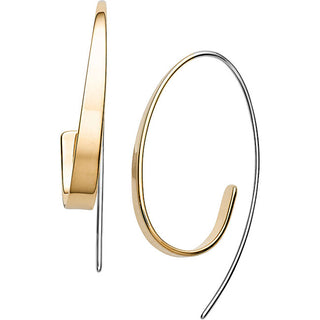 Skagen Pendientes bicolor de acero de lujo Kariana Skj1217998 