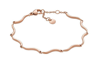 Skagen Bracciale Placcato Oro Abbinato Per Donna Wave Skj1787791