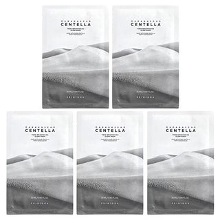 Skin1004 Set Di Maschere Viso Illuminanti Alla Centella Del Madagascar, 5 X 25 Ml