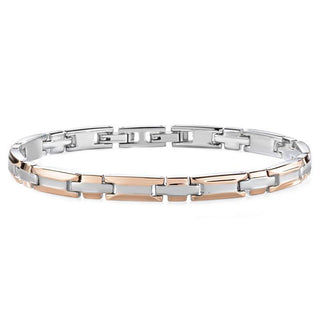 Morellato Bracciale Uomo Acciaio Bicolore Cross — Bracciale