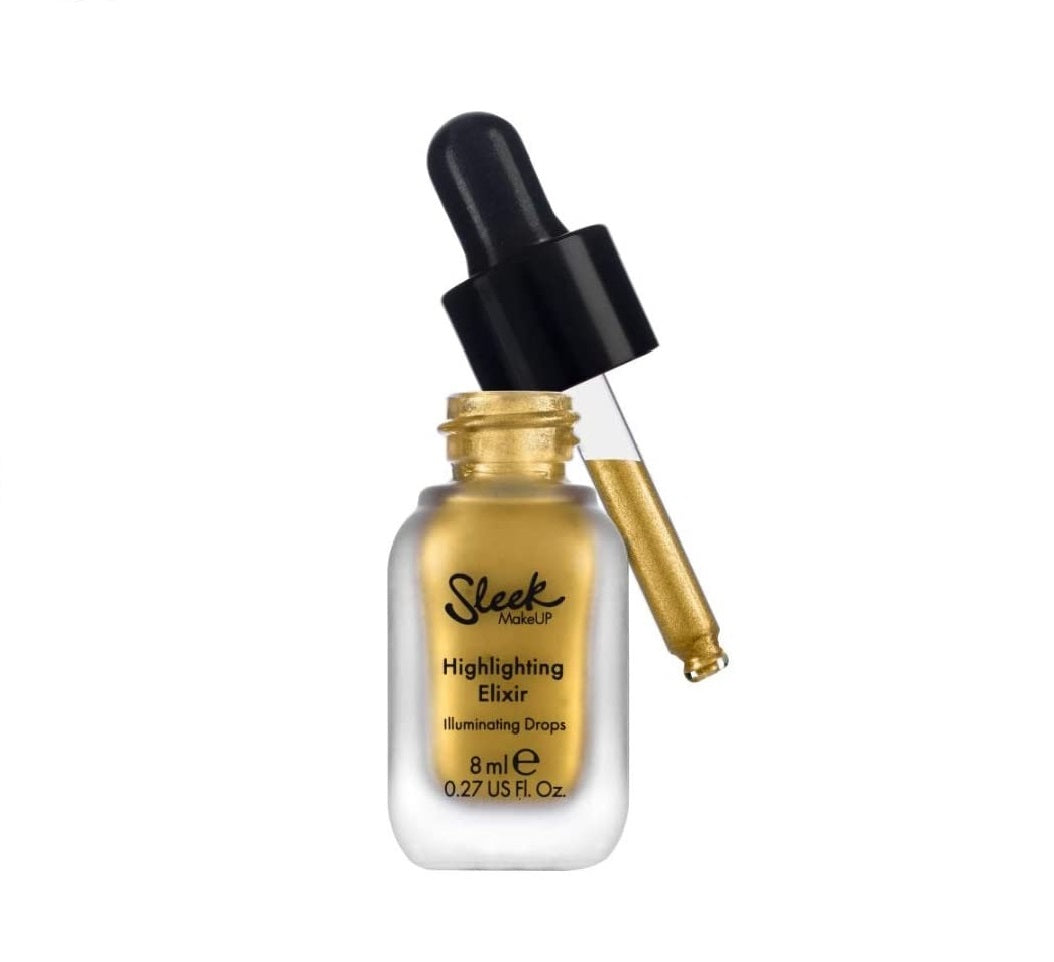 Sleek MakeUP Elixir 液体亮肤滴剂(适用于肩部和肩颈部金色)8ml