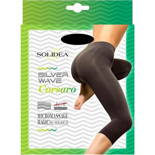 Solidea Silver Wave Corsaro Leggings Bacteriostatic Yarn Smoke M