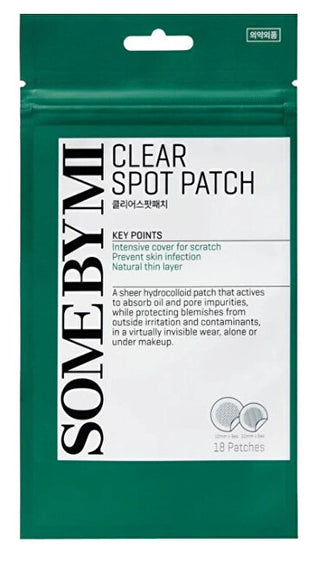 Some By Mi Parche hidrocoloide para el acné Clear Spot Patch 18 Piezas 