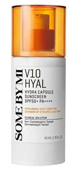 Some By Mi Crema Solare Protettiva Per Il Viso Spf 50+ V10 Hyal (Hydra Capsule Sunscreen) 40 Ml