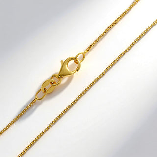 Beneto Exclusive catena argento placcato oro 40 cm — ネックレス