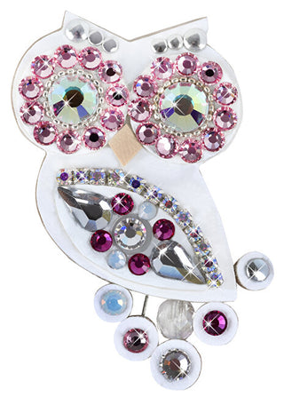 Sovičky Piccola Spilla Ovale Bianco-Rosa