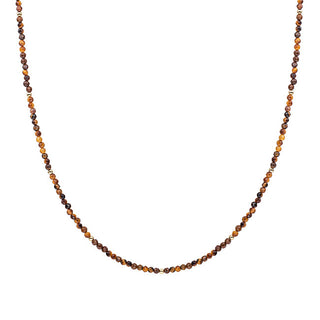 Sparkling Collana Di Perline In Occhio Di Tigre Nlk04G-G09