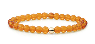 Sparkling Bracciale Con Perline Di Citrino Sbg-Gem38-Add-6Mm
