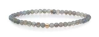 Sparkling Bracciale Con Perline Di Labradorite Sbg-Gem18-Add-4Mm