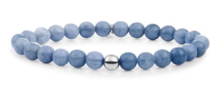 Sparkling Bracciale Con Perline E Avventurina Blu Sb-Gem37-Add-6Mm