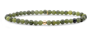 Sparkling Braccialetto Con Perline Di Giada Verde Sbg-Gem61-Add-4Mm