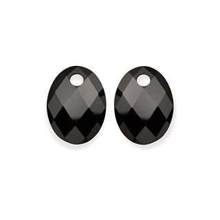 Sparkling Eagem07-Mo Orecchini Pendenti Ovali In Onice Nero