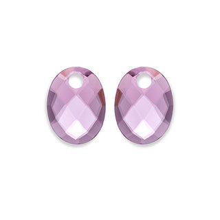 Sparkling Ovale Anhänger für Ohrringe in Roségold Viola Eagem59-Mo 