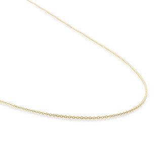 Sparkling Catena Placcata Oro Di Buona Qualità Per Donna Sngm0 - Lunghezza: 50 Cm