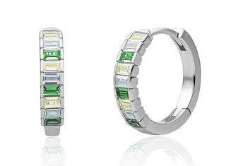 Sparkling Orecchini In Argento Con Zirconi Cubici Colorati Eas23-Cz03