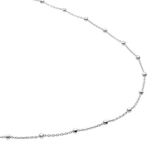 Sparkling da donna silver chain con balls SN-SBS-0 - Lunghezza: 45 cm