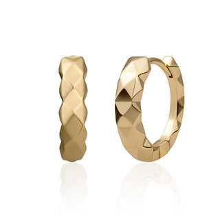 Sparkling Orecchini Poligonali Placcati Oro Eag29