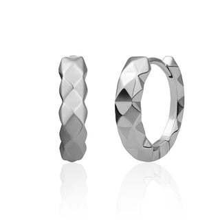 Sparkling Orecchini Poligonali In Argento Eas29