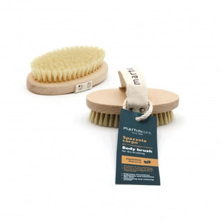 Martini Spazzola Massaggio Corpo Setole Naturali Massaggio Secco