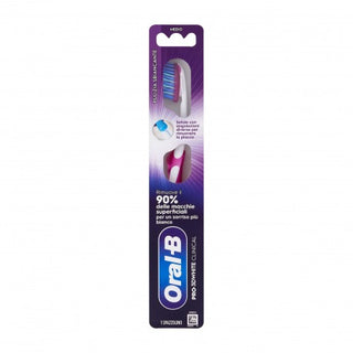 Oral-B Spazzolino Manuale Pro-3D White Clinical Pulizia Sbiancante Medio