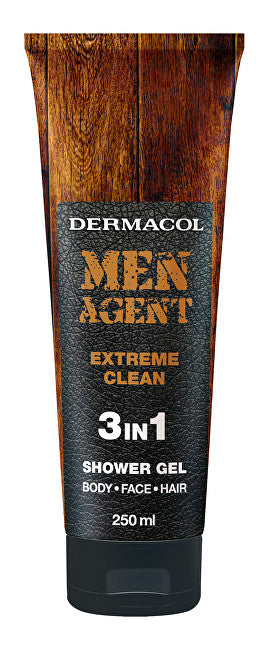 Dermacol Gel de duș pentru bărbați 3 în 1 Extreme Clean Agent 250ml