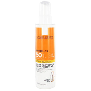 La roche posay protezione solare spray per pelle sensibile SPF 50+ Anthelios (Invisible Spray Ultra Resistant) 200 ml