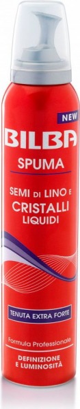 Bilba Spuma Semi Di Lino E Cristalli Liquidi Tenuta Extra Forte 200 Ml