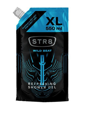 Str8 Wild Beat - Gel Doccia - Ricarica - Volume: 550 ml