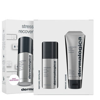 Zestaw Stress Skin Recovery System Dermalogica: Multiwitamina Power Recovery Cream Face 50 ml + Multiwitamina Power Recovery Mask Antystresowy krem do twarzy 75 ml