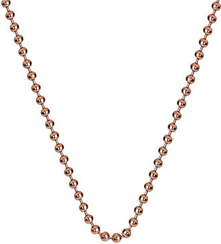 Hot diamonds Silver chain Emozioni Rose Gold Bead Chain 18 CH007