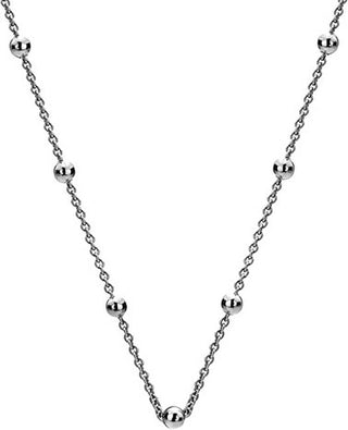 Hot Diamonds Catena In Argento Con Cavo Emozioni Catena A Palline In Argento Ch001